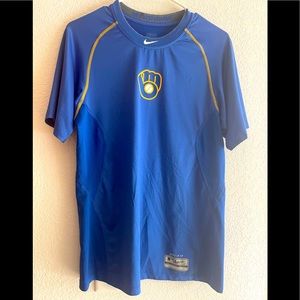 Brewers Nike Pro Combat Shirt